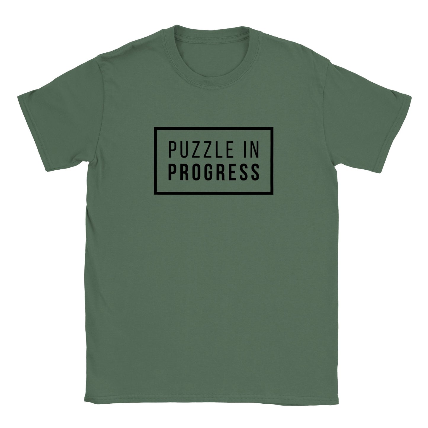 Puzzle in Progress Negro - Unisex