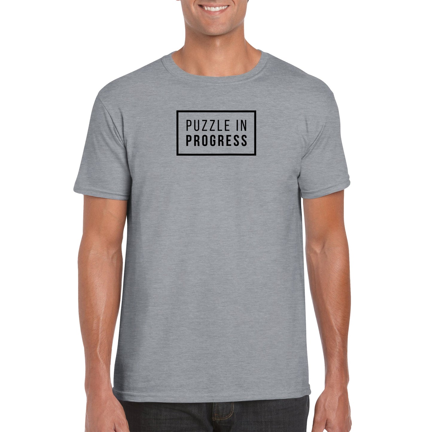 Puzzle in Progress Negro - Unisex