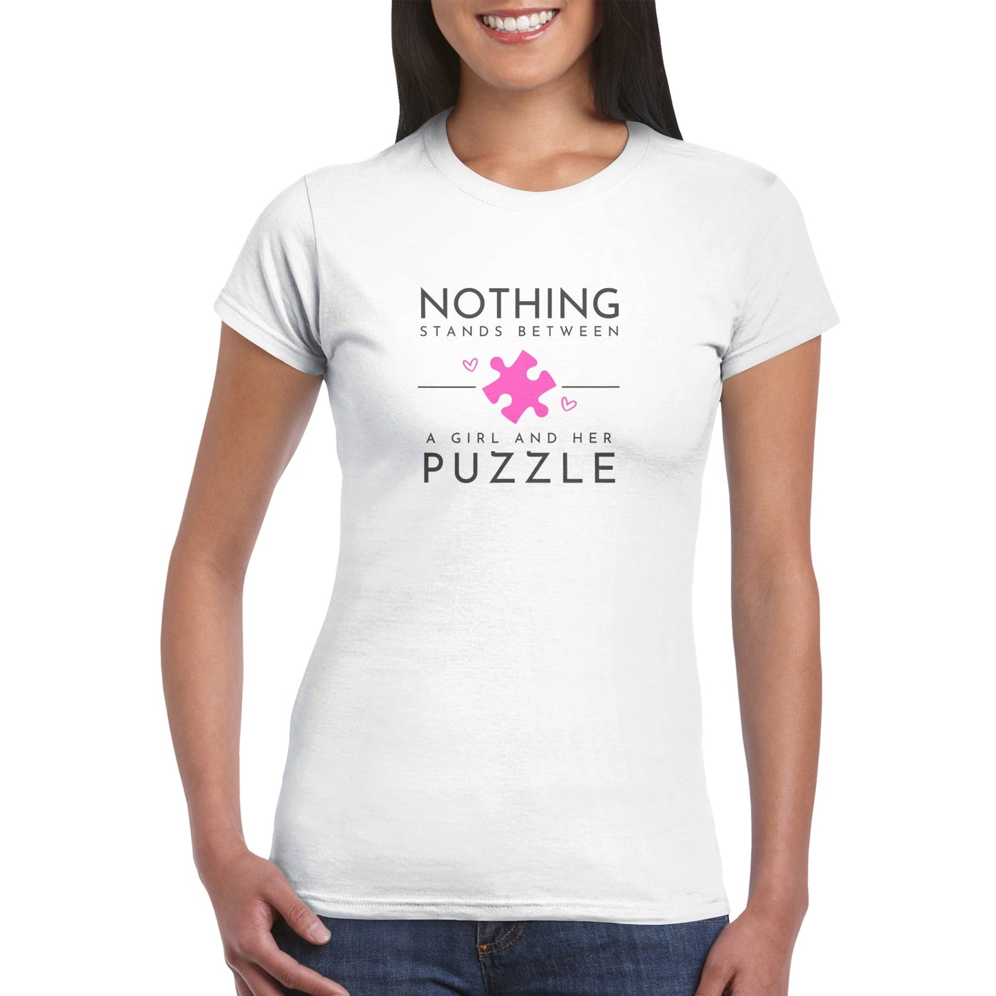 Nothing Stands Between a Girl and Her Puzzle - Mujer