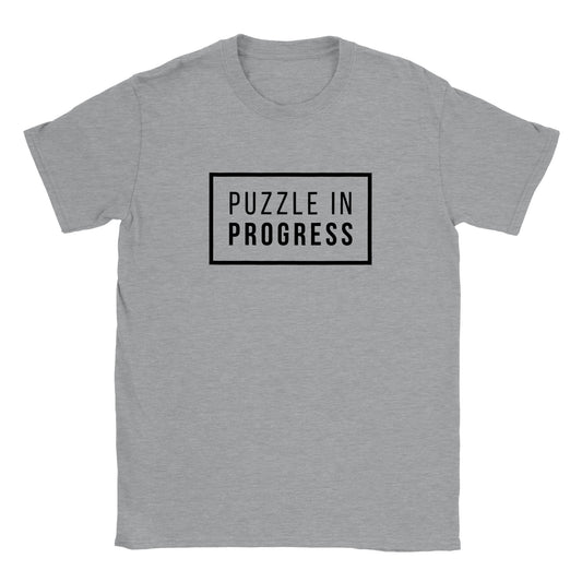 Puzzle in Progress Negro - Unisex