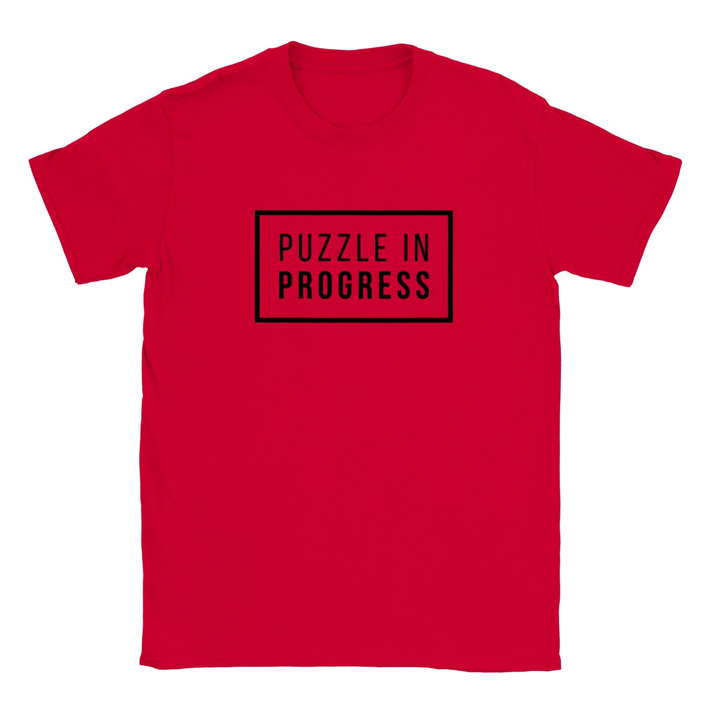 Puzzle in Progress Black - Unisex