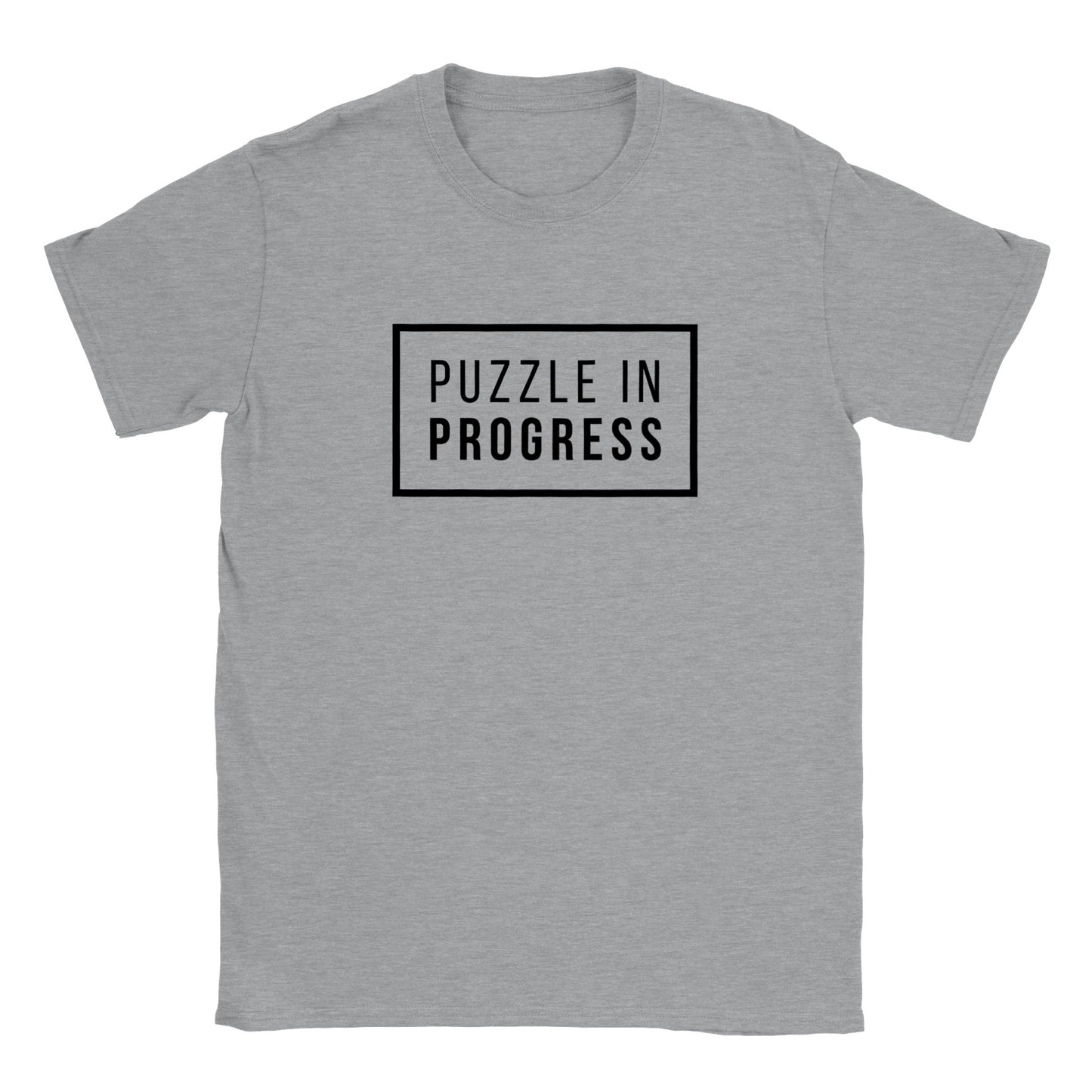 Puzzle in Progress Black - Unisex